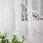 Firana z gipiurą 30cm uszyta w "M"  400x180cm