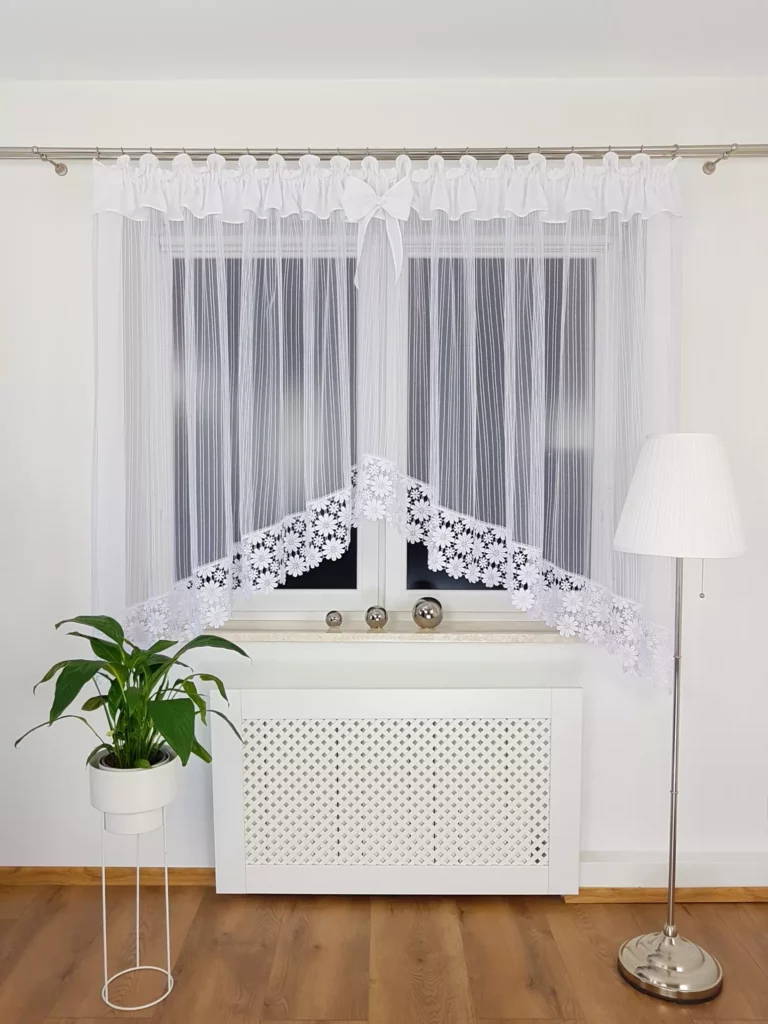 Firana gotowa z markizety w prążki 400x160cm