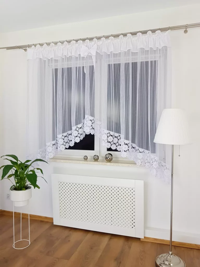 Firana gotowa z markizety w prążki 400x160cm