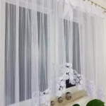Firana gotowa z markizety w prążki 400x160cm
