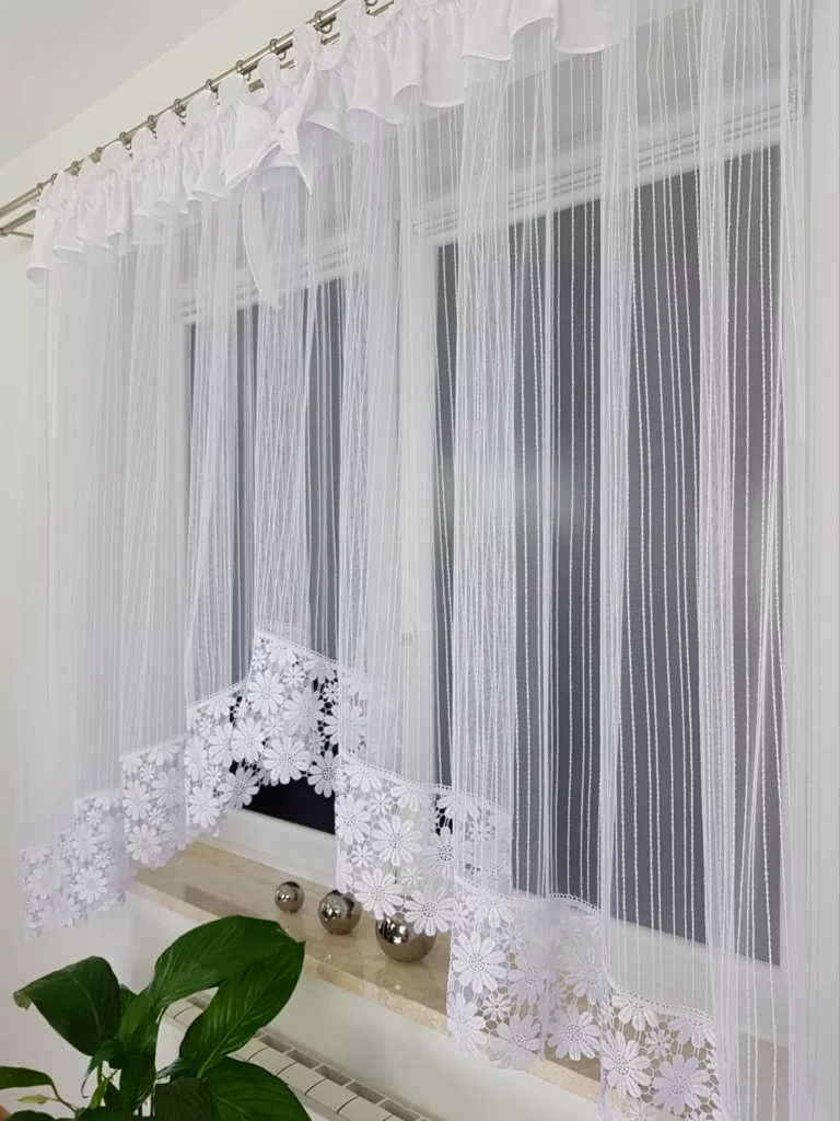 Firana gotowa z markizety w prążki 400x160cm