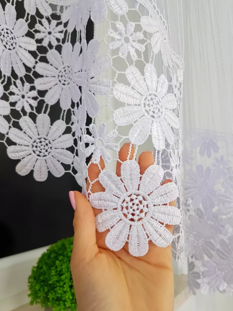 Firana gotowa z markizety w prążki 400x160cm